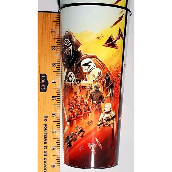 Star Wars 5 Cup Set Complete Topper 32oz Rise Skywalker Movie Promo Cinema 2019 - Picture 16 of 16
